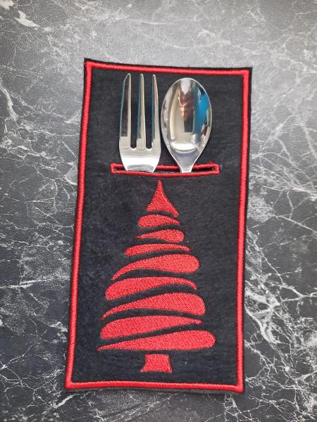 ITH - Stickdatei Bestecktasche Tannenbaum2